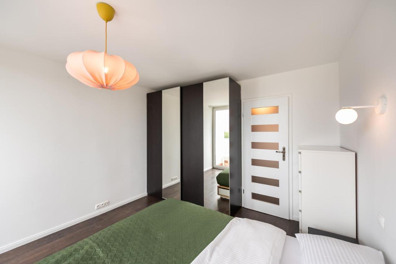 Saska Kepa Green Apartment Warschau Exterior foto