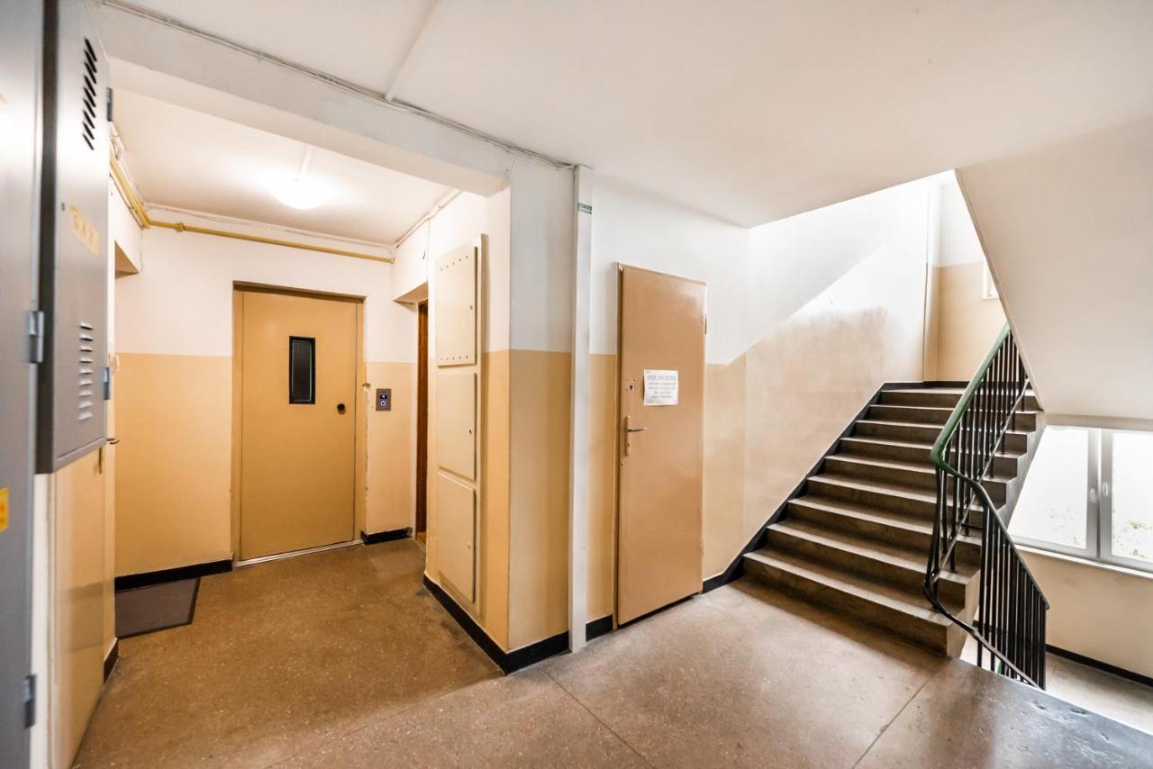 Saska Kepa Green Apartment Warschau Exterior foto