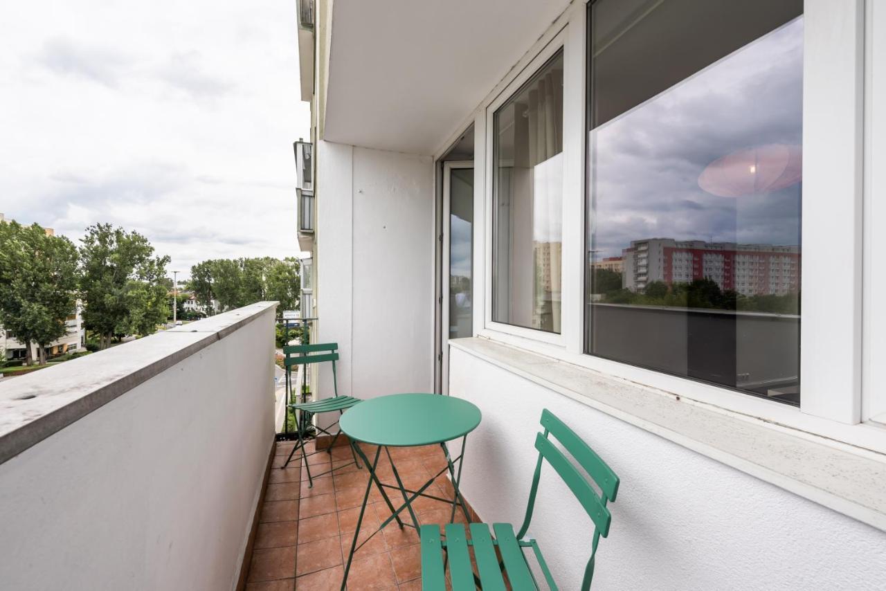 Saska Kepa Green Apartment Warschau Exterior foto